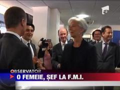 Christine Lagarde, noul sef al FMI