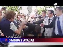 Nicolas Sarkozy, atacat pe strada!