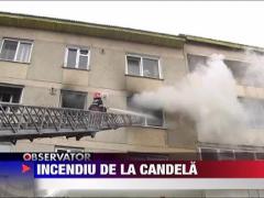 Piatra-Neamt: Incediu de la o candela