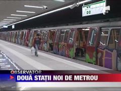 Doua statii noi de metrou in Capitala
