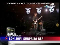 Bon Jovi, surpriza Gazetei Sporturilor