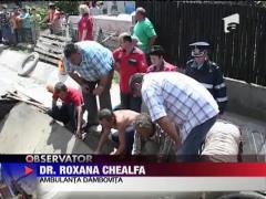 Muncitor prins sub pamant