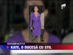 Kate, o ducesa cu stil