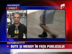 Bute si Mendy, antrenament in fata publicului
