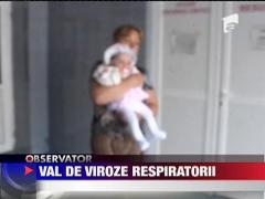Val de viroze respiratorii in Pitesti