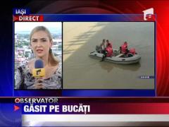 Gasit pe bucati in raul Siret