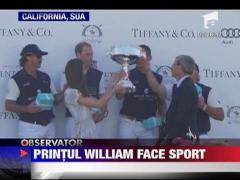 Printul William face sport
