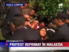 Proteste violente in capitala Malaeziei