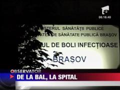 De la bal, la spital