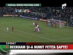 Beckham a devenit in sfarsit tatic de fetita
