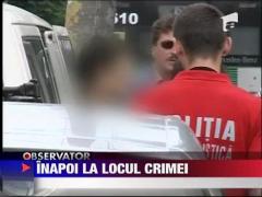 Suspectul in cazul crimei la comanda de la Brasov a plans la reconstituire