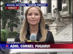 Trupul neinsufletit al lui Cornel Fugaru la Muzeul George Enescu