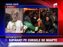 Soferii RATB suparati pe cursele de noapte