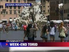 Caldura greu de suportat in Europa