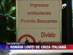 Romani loviti de criza italiana