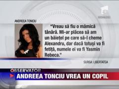 Tonciu vrea un copil
