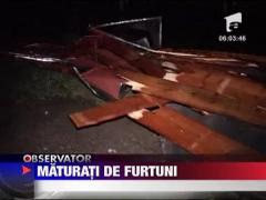 Furtuna in sudul tarii