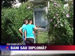 Absolventii de liceu din Vaslui vor bani, nu diploma!