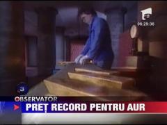 Valoare record pentru aur