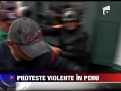 Proteste violente in PERU