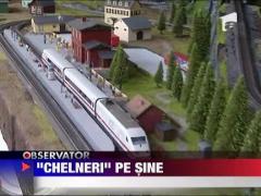 Trenulet folosit pe post de chelner