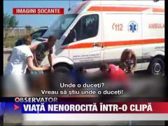 IMAGINI SOCANTE | Update / Izbita violent de un bolid scapat de sub control