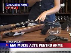 Reguli noi pentru detinatorii de arme