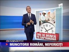 Romanul, cel mai extenuat si nefericit muncitor din UE