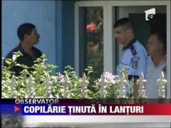 Copil vandut si tratat ca un animal!
