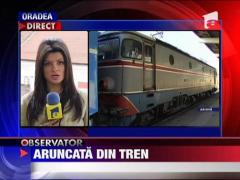 Timis: O adolescenta de 17 ani, aruncata din tren