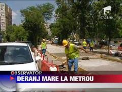 Deranj mare la metrou
