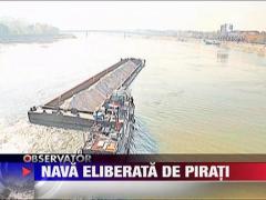 Nava eliberata de pirati
