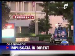 Reporter impuscat in direct