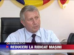 Tarifele de ridicare a masinilor parcate ilegal, reduse cu 40%