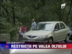 Restrictii de circulatie pe Valea Oltului