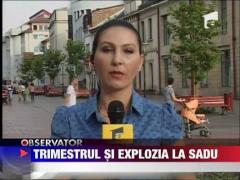 Explozie la fabrica de armament de la Sadu