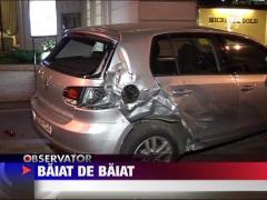 Fiul unui consilier PDL din Tulcea a provocat un accident in lant, in Capitala