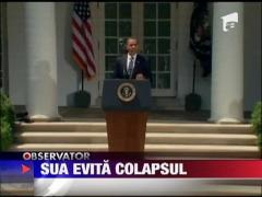 SUA a evitat un dezastru economic pe ultima suta de metri