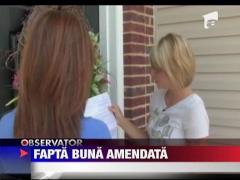 SUA: O femeie a fost amendata, dupa ce a salvat un pui de ciocanitoare de la moarte