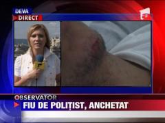 Fiul unui politist din Petrosani a batut un tanar cu bata de baseball pana l-a bagat in spital