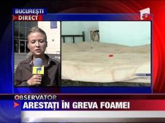Detinuti in greva foamei in aresturile Politiei Capitale