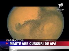 Exista apa lichida pe Marte