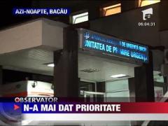 A uitat sa acorde prioritate