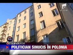 Politician sinucis in Polonia