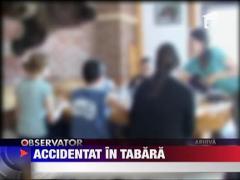 Copil accidentat in tabara