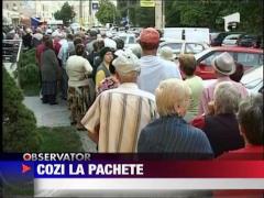 Cozi pentru ajutoare in Constanta