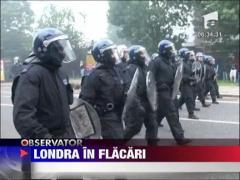 Londra in flacari, in a treia noapte de violente