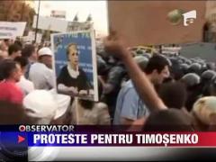 Proteste pentru Timosenko
