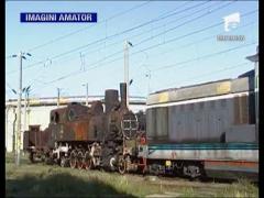 Locomotiva de epoca restaurata la Dej
