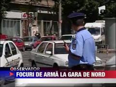 Focuri de arma in trafic la Gara de Nord